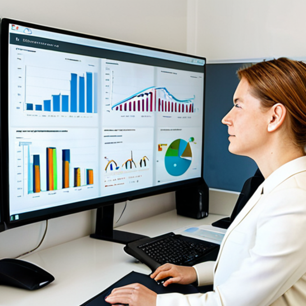 Modern Property Management Office**

"A bright, modern property management office in Berlin, Germany. A professional woman, fully clothed in a modest business suit, is reviewing data on a large computer screen showing charts and graphs related to energy consumption of apartment buildings. In the background, colleagues are working collaboratively at desks. The office is clean, organized, and filled with natural light. Safe for work, appropriate content, professional, family-friendly, perfect anatomy, correct proportions, natural pose, well-formed hands, proper finger count, natural body proportions, fully clothed, modest clothing, professional dress."

**