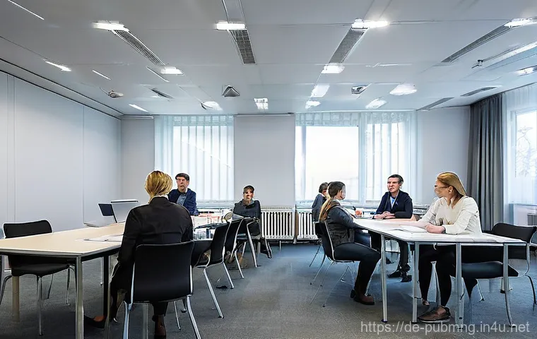 공공관리사 시험 후 결과 분석 - **Career Progression in a Modern German Public Office:** Highlighting "Karrierechancen" and the mode...