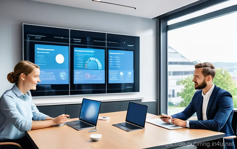 공공관리사 최신 기출문제 리뷰 - **Prompt: Digital Transformation in German Public Administration with AI Integration**
    "A bright...