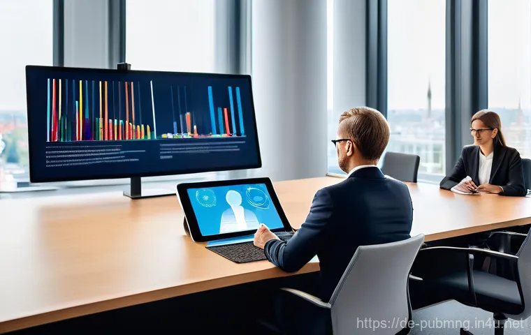 공공관리사와 관련된 국제 자격증의 비교 - A group of diverse public administration professionals, male and female, aged approximately 30-50, i...