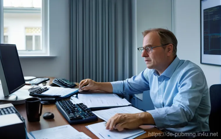 공공관리사 실무에서 필요한 소프트웨어 활용 방법 - The Dawn of Digital Efficiency in German Administration**
    **Prompt:** A bright, modern, and spac...