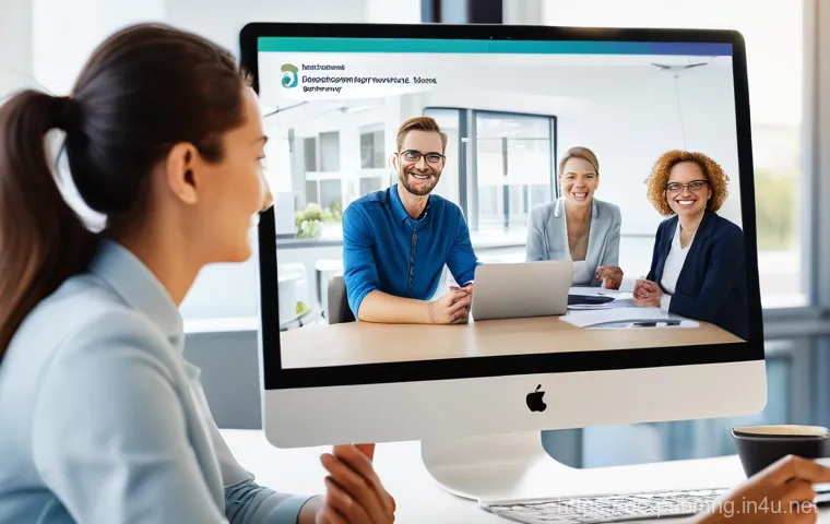 공공관리사 실무에서 필요한 소프트웨어 활용 방법 - The Frustration of Disconnected Systems in a German Office**
    **Prompt:** A medium shot of a Germ...