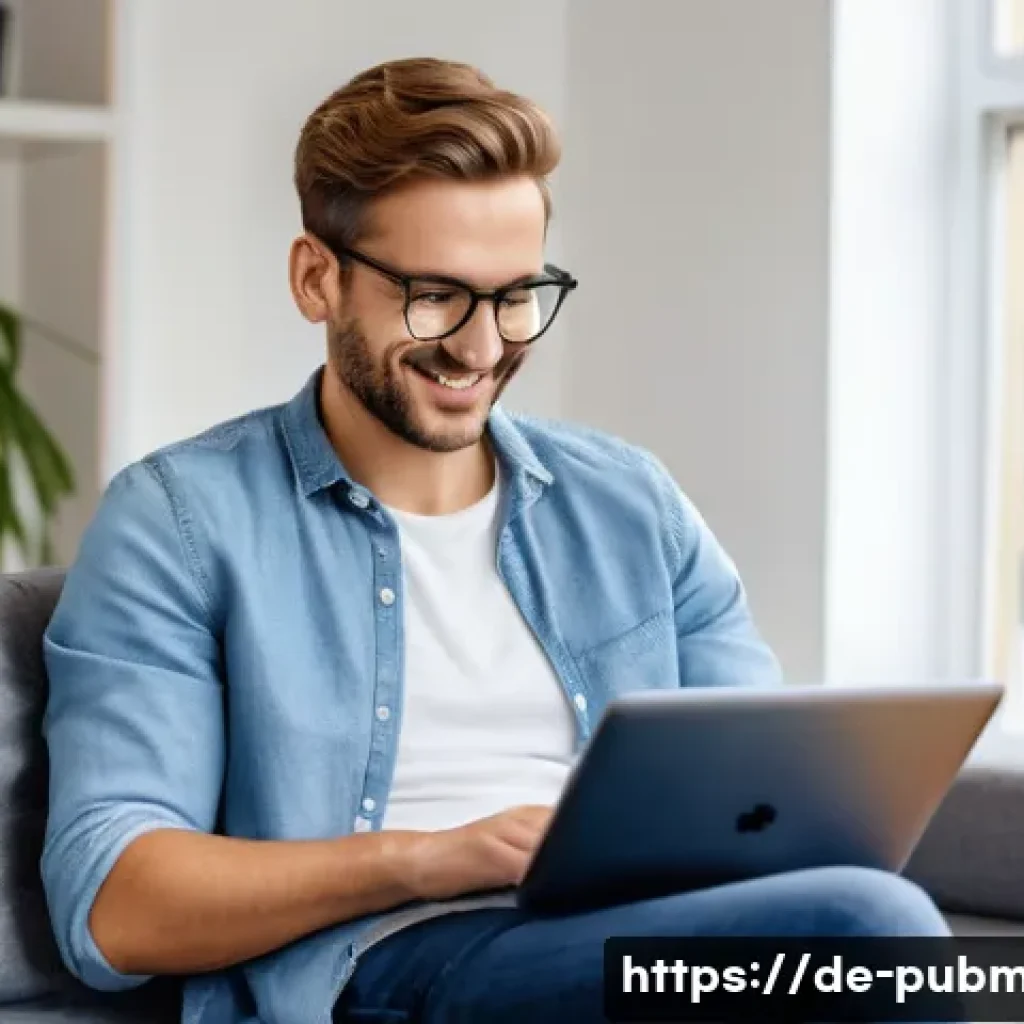 공공관리사 실무에서의 주요 문제와 해결 방법 - A German person in their late 20s or early 30s, dressed in comfortable casual wear, is sitting on a ...