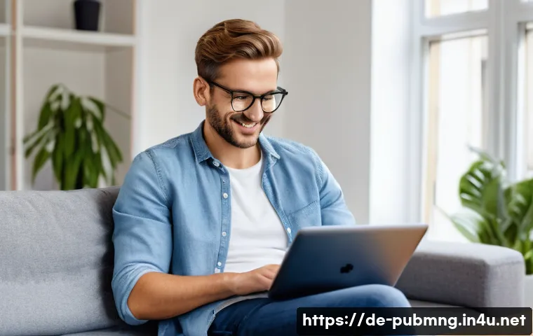 공공관리사 실무에서의 주요 문제와 해결 방법 - A German person in their late 20s or early 30s, dressed in comfortable casual wear, is sitting on a ...